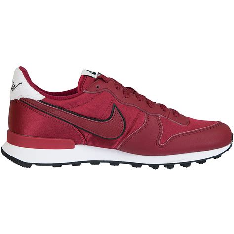 nike internationalistschwarz rot damen